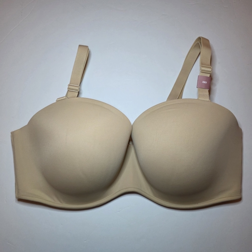 Cacique Tan Bra Sz 38D